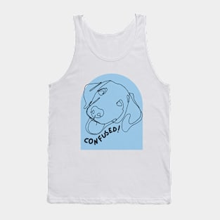 Dog saying Confused!,brafdesign Tank Top